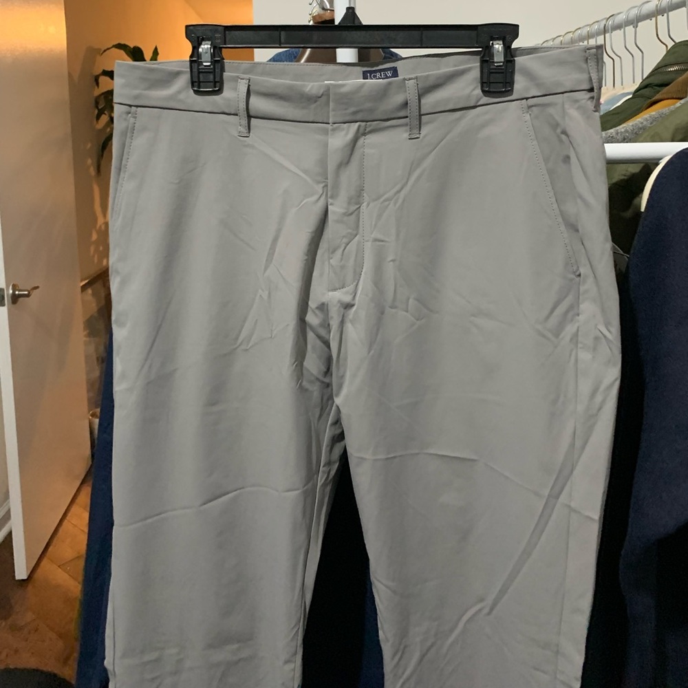 J.Crew Factory Thompson Tech pants 34/32- grey